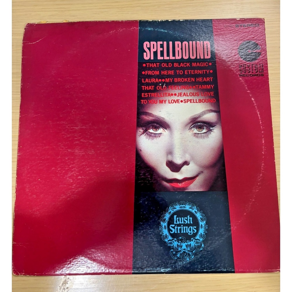 Spellbound Lush Strings LP 1961 Vinyl Custom Records CS 1007 Easy Listening VG+